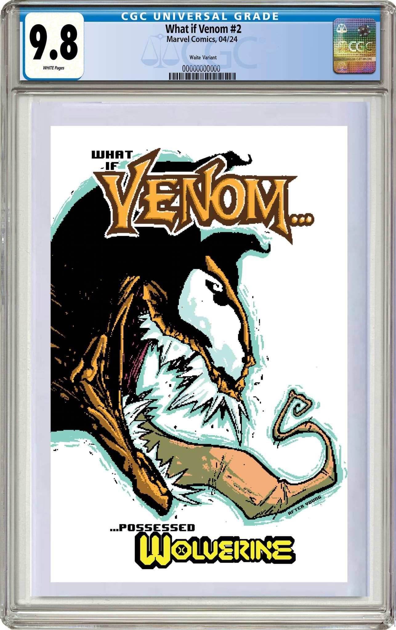 WHAT IF VENOM #2 | Matthew Waite Skottie Young Homage Variant - CGC 9.8 - TRADE