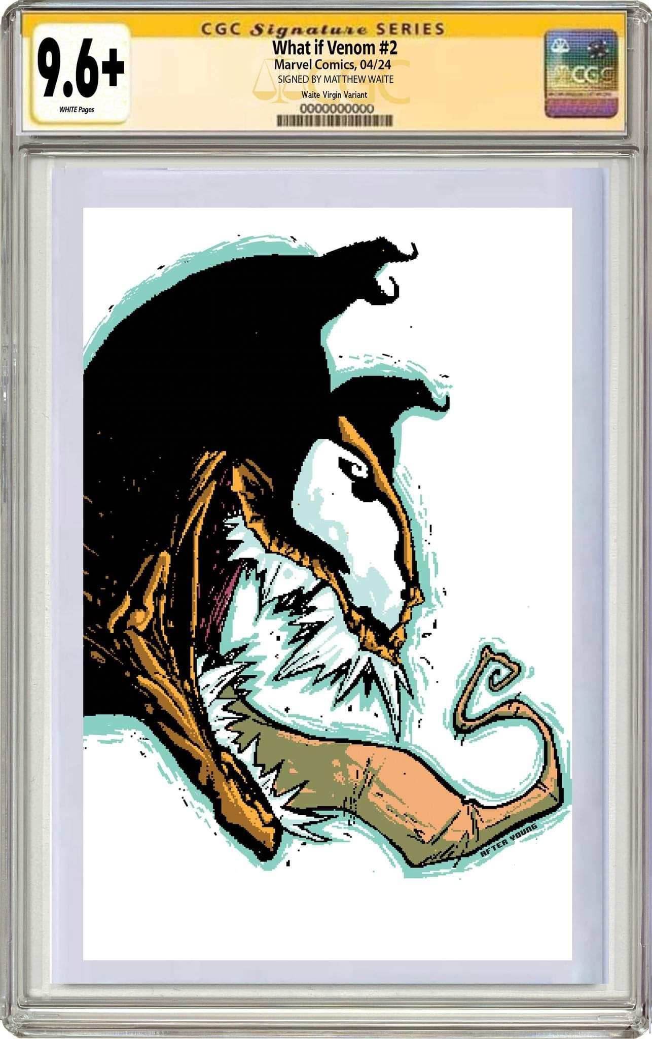 WHAT IF VENOM #2 | Matthew Waite Skottie Young Homage Variant - CGC SS 9.6+ - VIRGIN