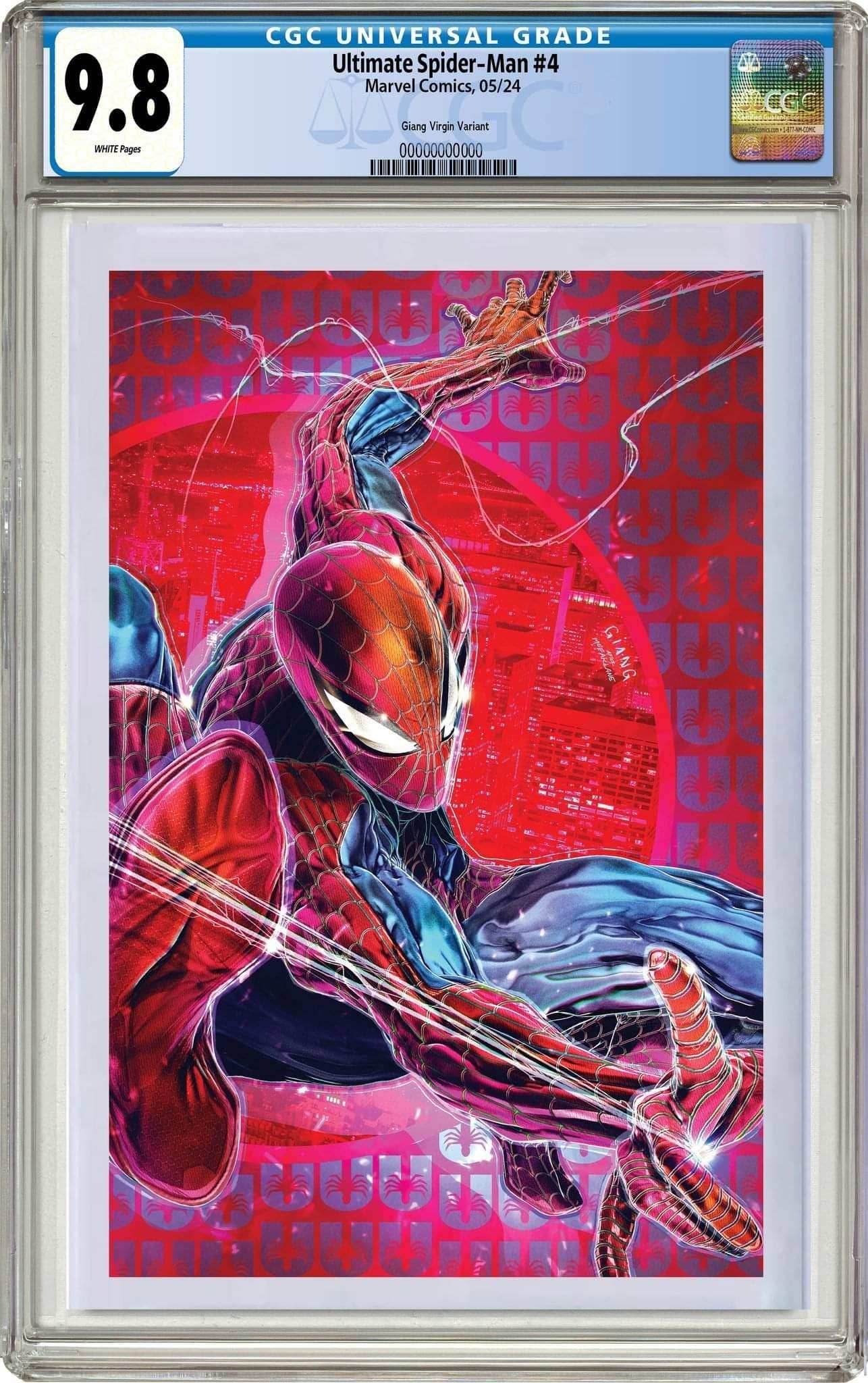 Ultimate Spider-Man #4 | John Giang Retro Exclusive Variant Set - Virgin CGC 9.8