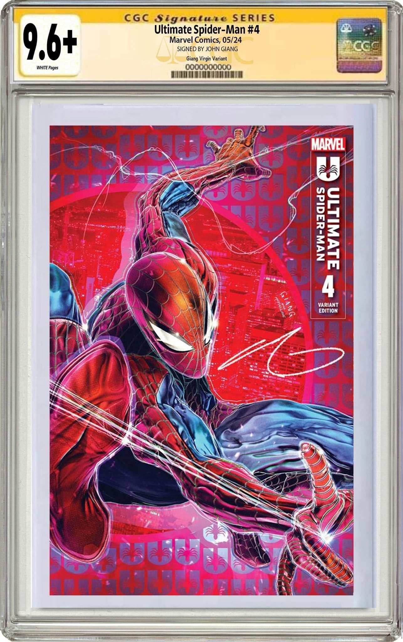 Ultimate Spider-Man #4 | John Giang Retro Exclusive Variant Set - Trade CGC SS 9.6 +