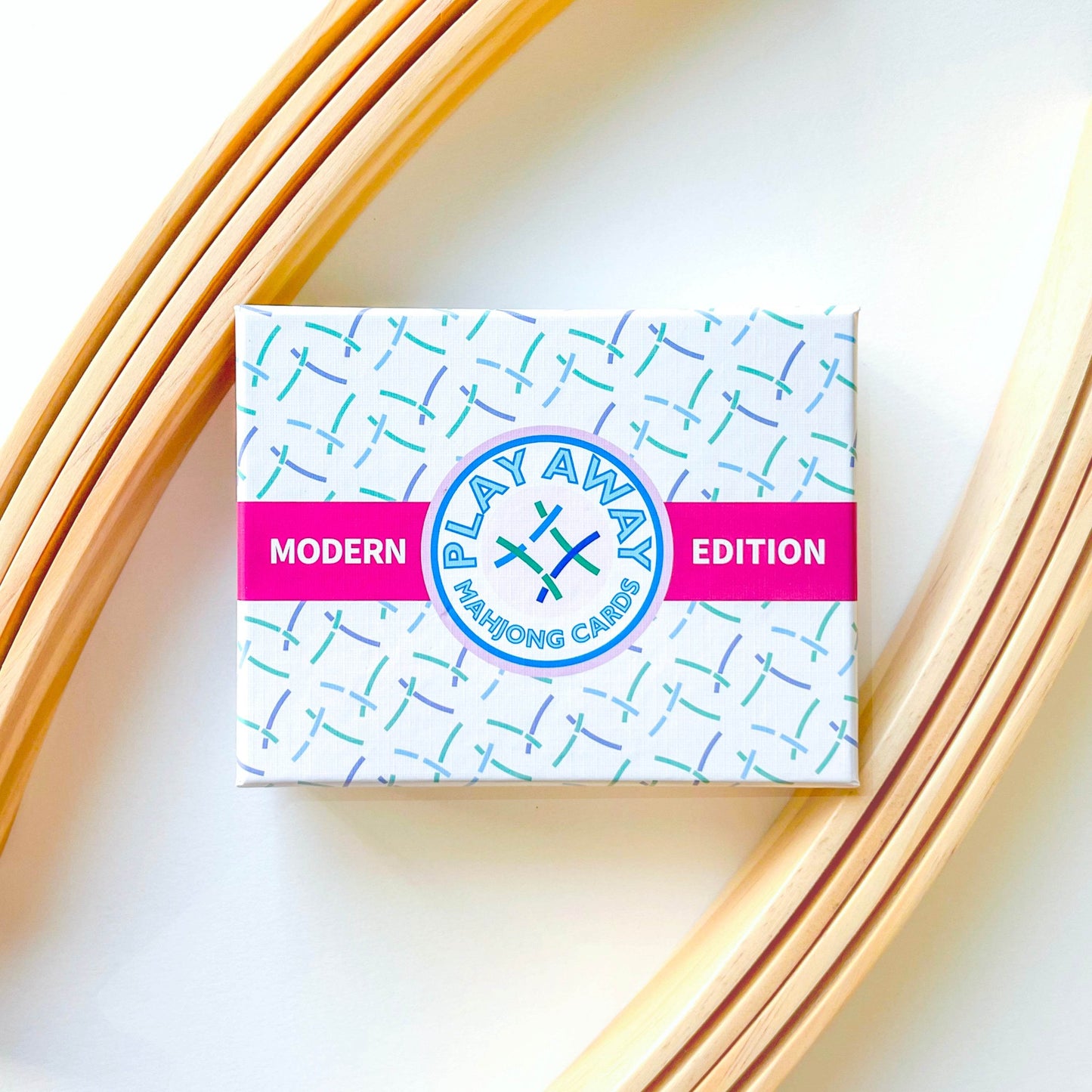 Play Away Mahjong Cards: Modern Edition - Deck + Racks