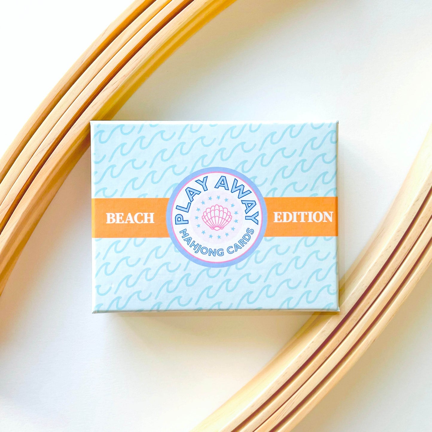 Play Away Mahjong Cards: Beach Edition - Deck + Racks