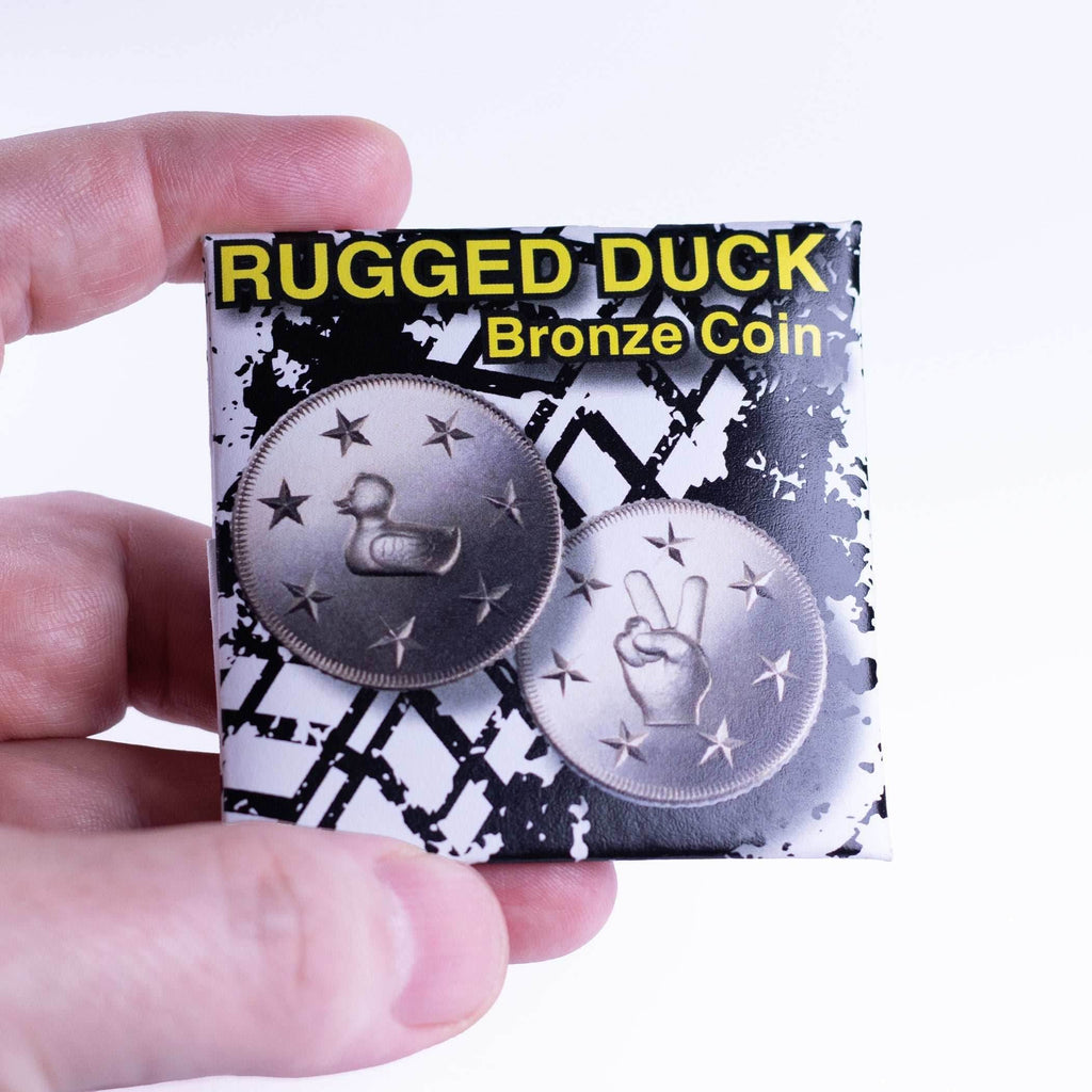 Rugged Lucky Duck Coin in Bronze - Coin