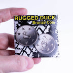 Rugged Lucky Duck Coin in Bronze - Coin
