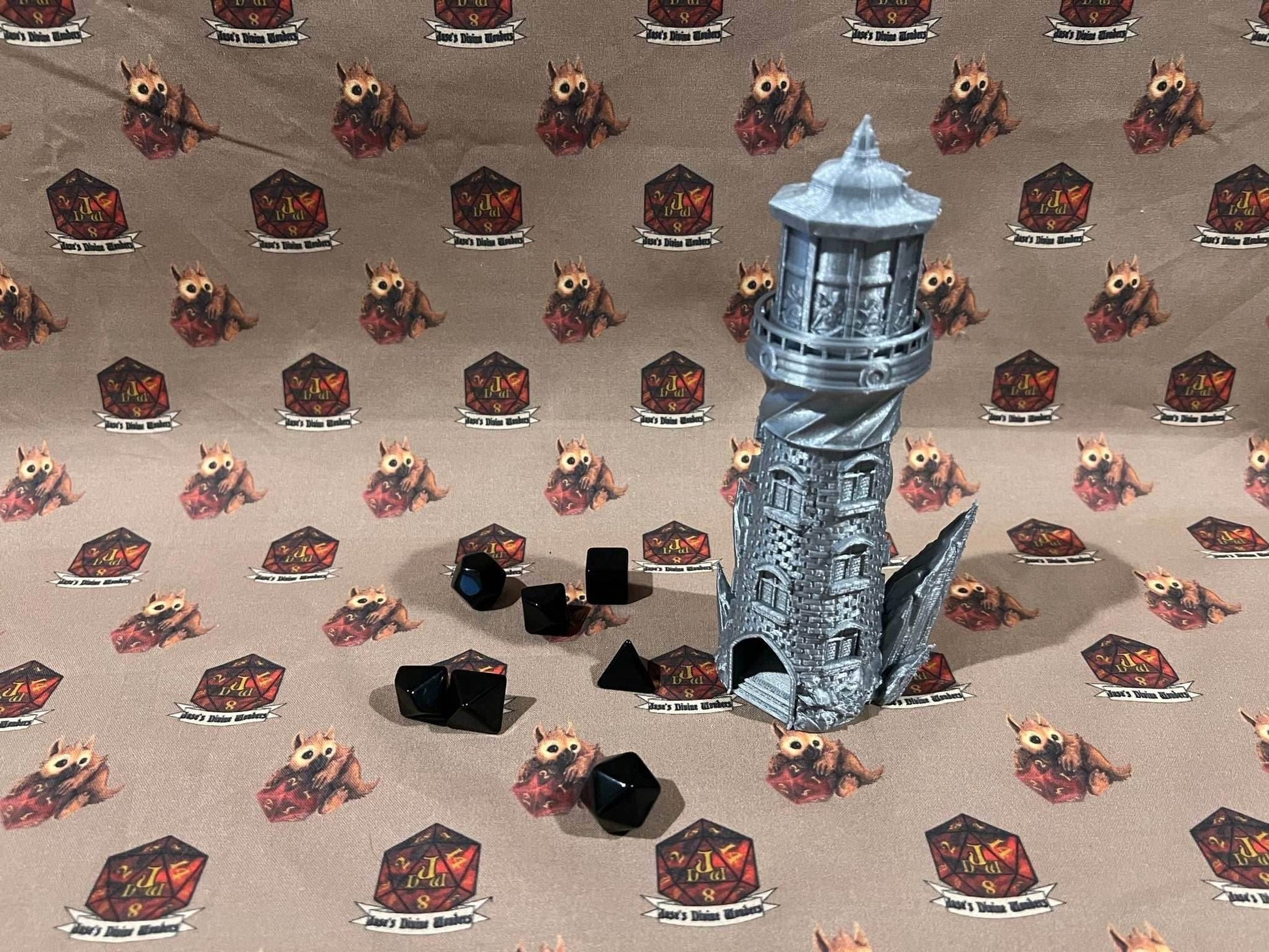 FatesEnd: Tiny Tower Lighthouse - Black