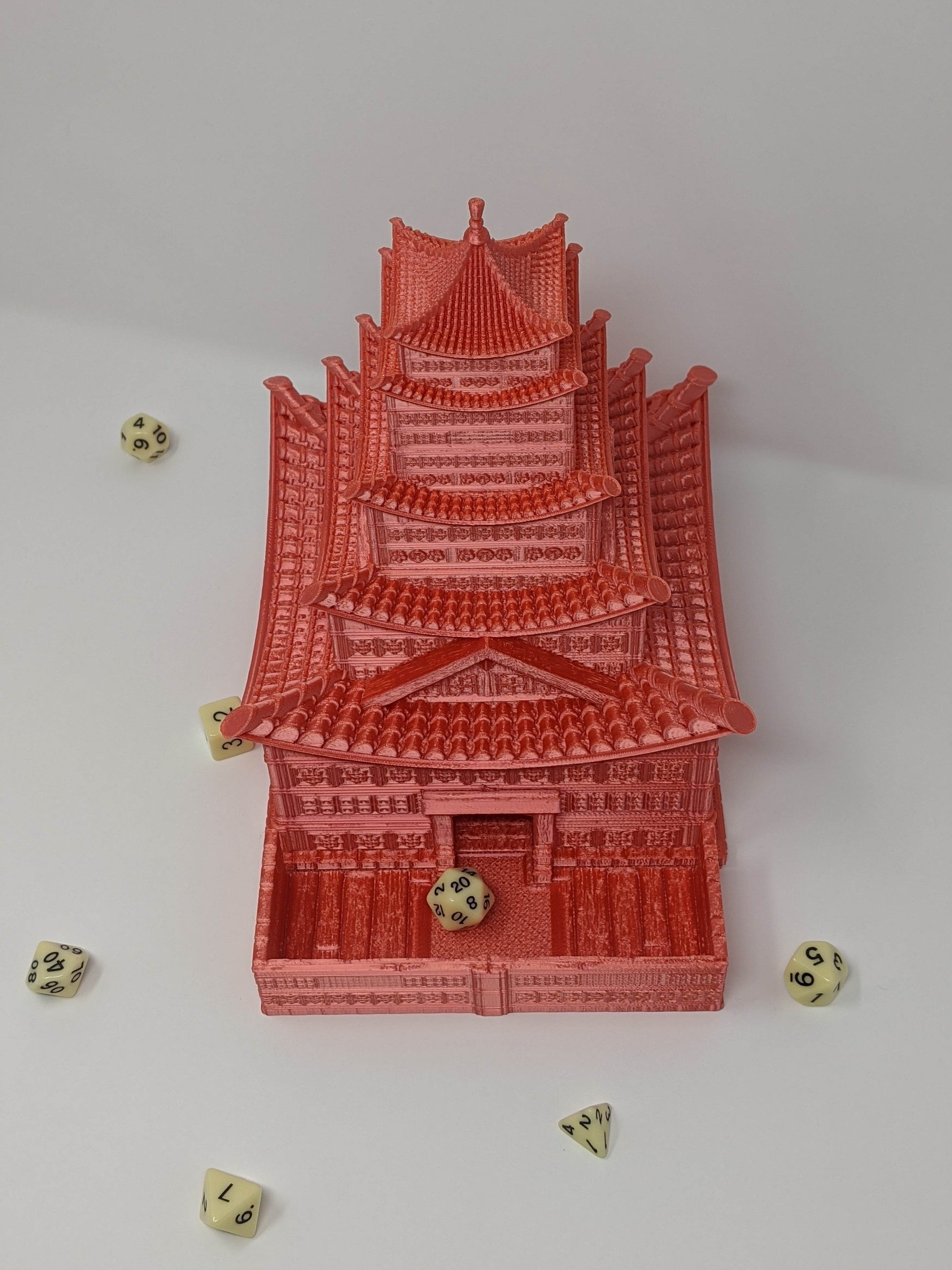 Pagoda Dice Roller - Tier 1 / Large Tray