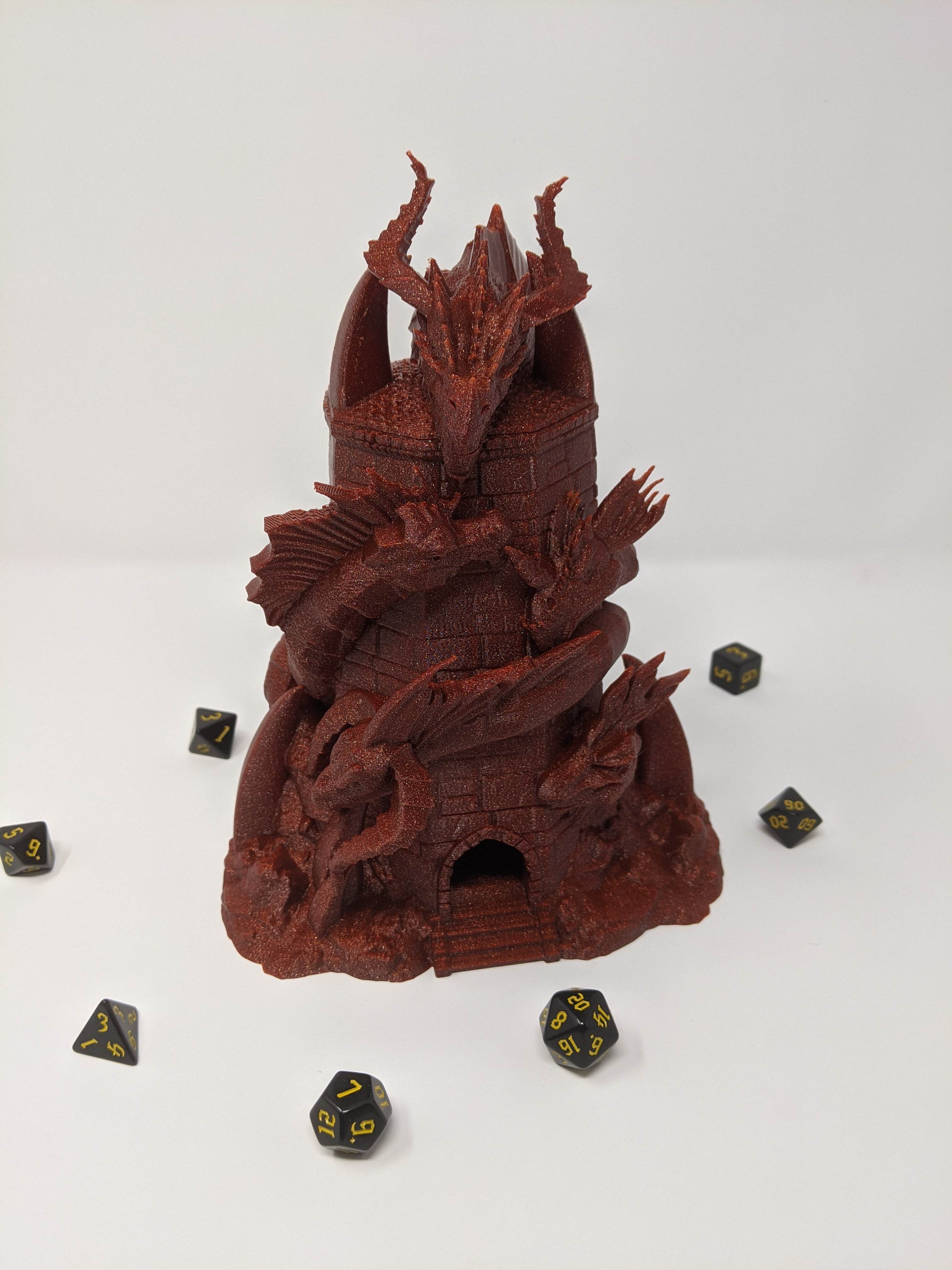Tiamat Dice Roller - Multicolor As Shown / Large Tray