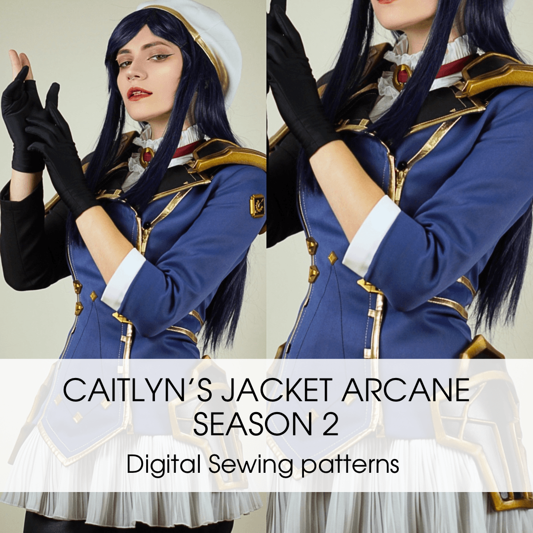 Arcane Officer Caitlyn Jacket Sewing Pattern - Digital Product - 