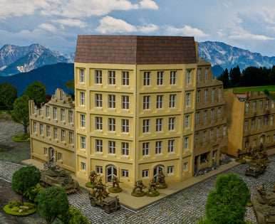 28mm Corner Building - 28MMDF525 - 