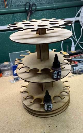 Rotating Paint Rack - For 22ml Pro Acryl Paints - 