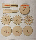 Rotating Paint Rack - For 22ml Pro Acryl Paints - 