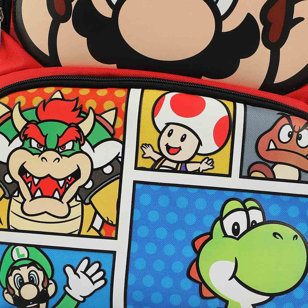 Super Mario Characters Aop Youth Sports Backpack
