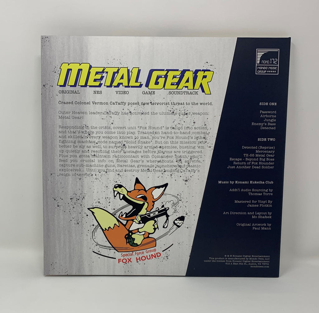 Metal Gear - Original Nes Video Game Soundtrack (Limited Edition Green/Grey Split Color 10" Vinyl)