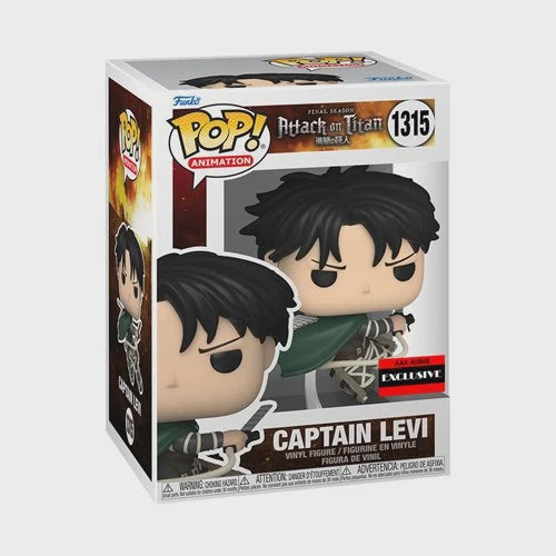 Attack On Titan Captain Levi Ackerman Funko Pop Vinyl Figure 1315   Aaa Anime Exclusive