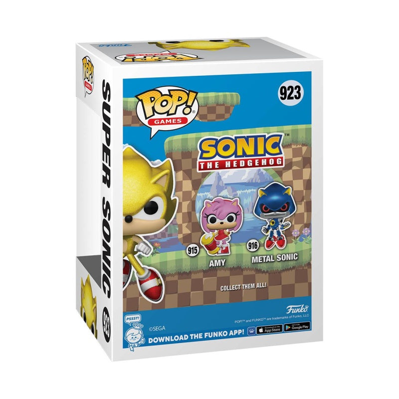 Sonic The Hedgehog Super Sonic Pop Figure Aaa Anime Exclusive