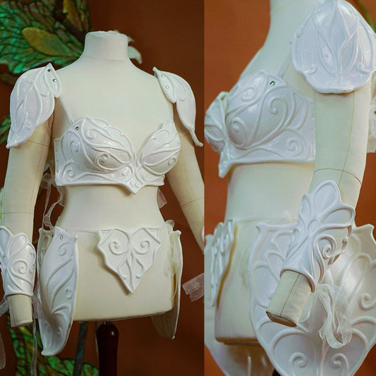 Fairy Armor Pre Made Painting Kit Armor set - Custom Made - S / Shoulders + Breastplate