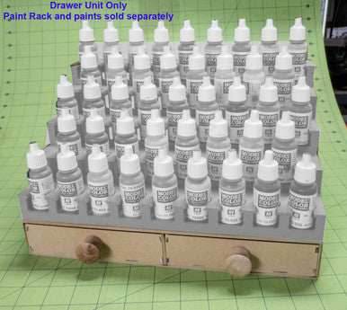 Drawer Add-On For Paint Rack - Double Drawer - 