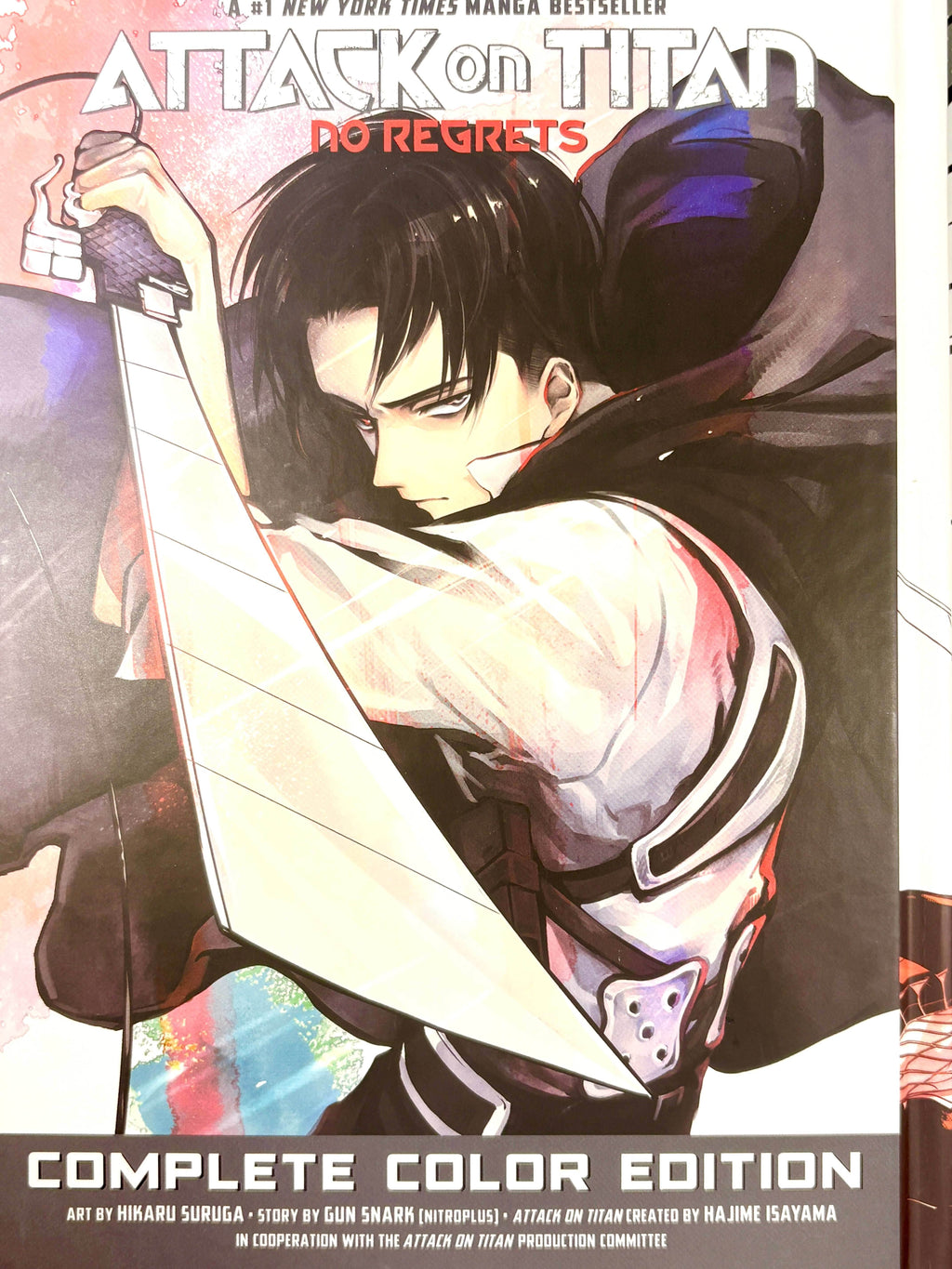 Attack on Titan No Regrets Complete Color Edition Hardcover - 