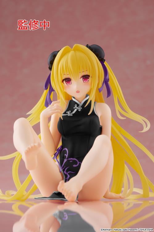 To Love-Ru Darkness Desktop Cute Figure - Golden Darkness (Chinese Dress Ver.) Renewal