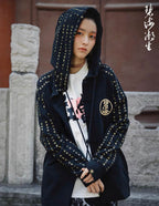 NH2 Rising Oceans Japanese Hoodie - Black / S