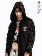 NH2 Rising Oceans Japanese Hoodie - Black / S