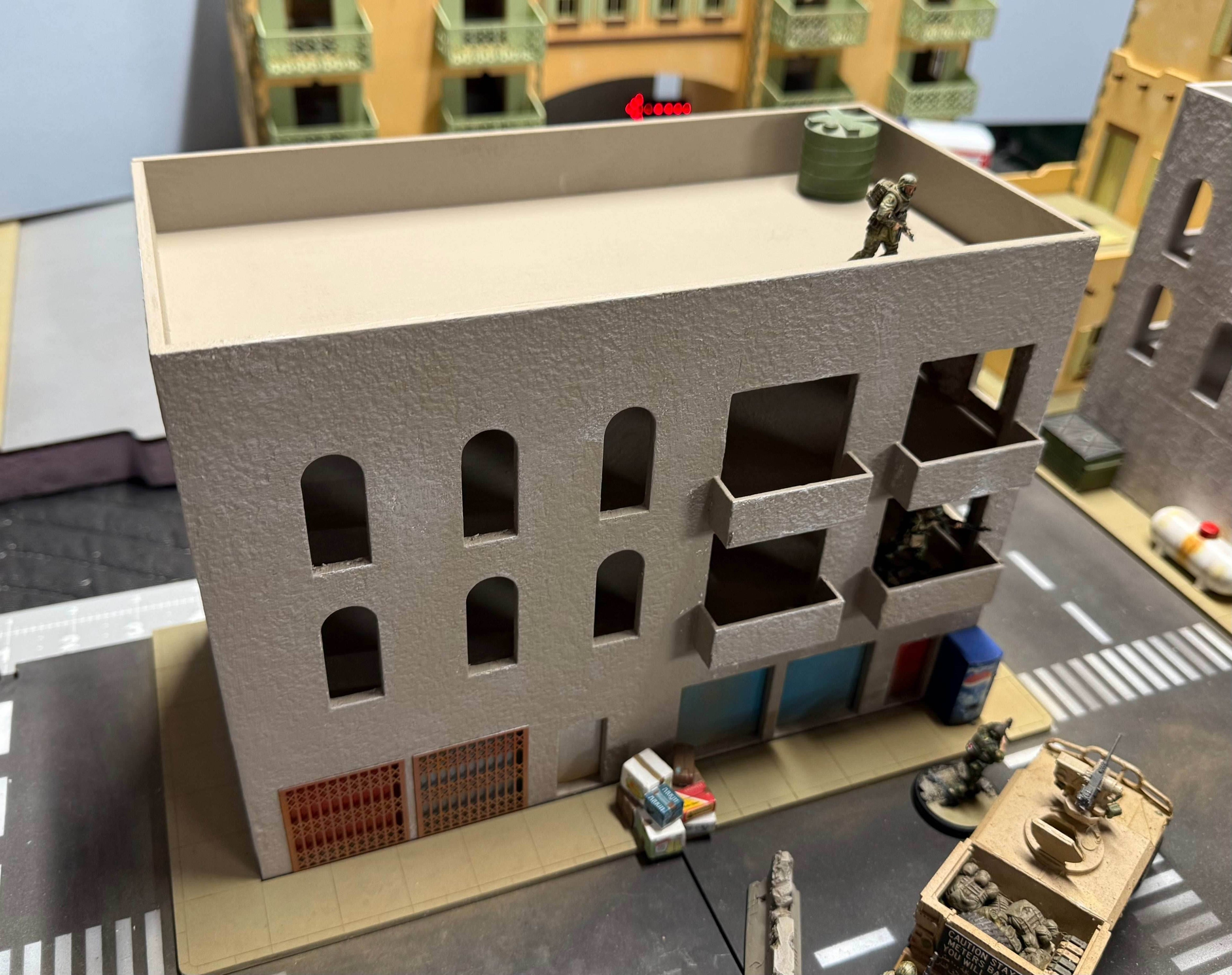 28mm Middle East Three Story Building - 28MMDF284 - 