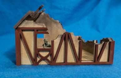 28mm Small Half Timber House - 28MMDF550 - 