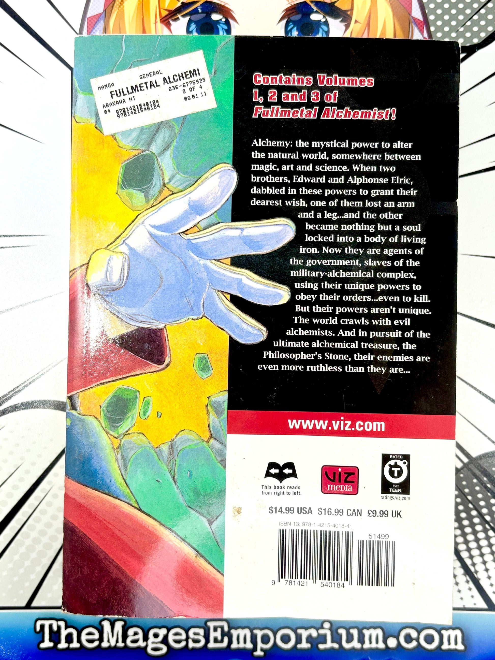 Fullmetal Alchemist Vol 1 - 3 Omnibus - 