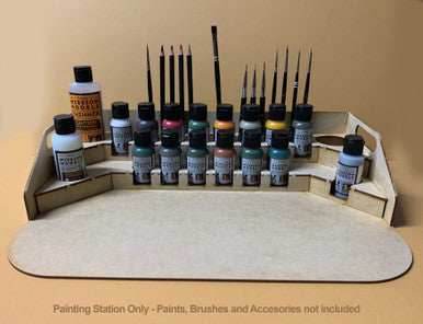 Painting Station - for 1oz Mission Models Premium Hobby Paints - 