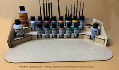 Painting Station - for 1oz Mission Models Premium Hobby Paints - 