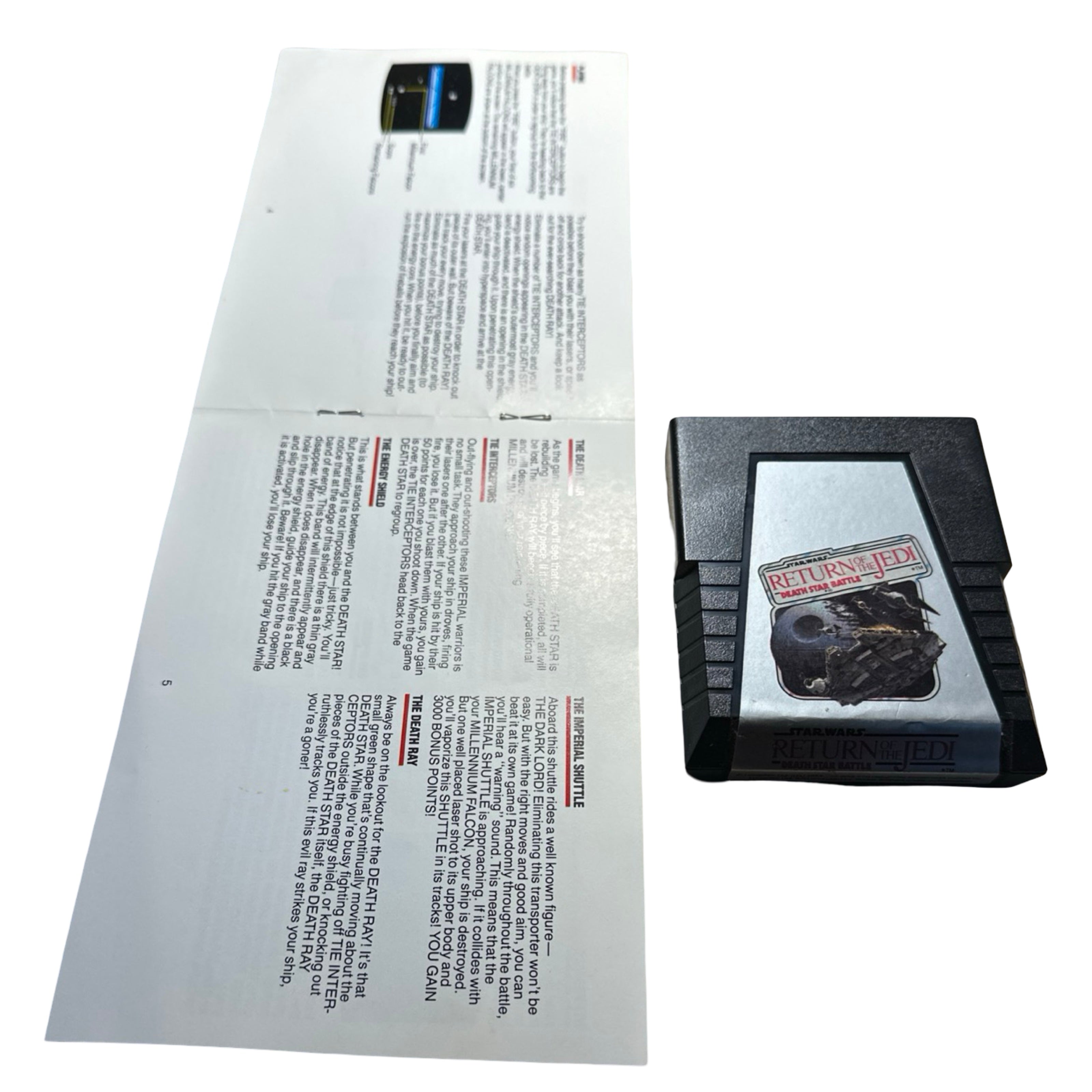 Star Wars Return of the Jedi Death Star Battle - Atari 2600