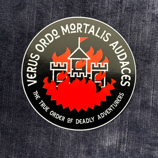 The Order of Murder Hobos Vinyl Sticker – For Chaotic Adventurers Only - 