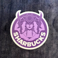 Sharbucks Vinyl Sticker – Brewed in Darkness by the Lady of Loss - 