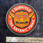 I Survived the Satanic Panic Vinyl Sticker — Nostalgia Meets Statement-Making - 