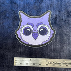 Cute Purple Owlbear Vinyl Sticker – Adorable Fantasy Beast for Your Gear