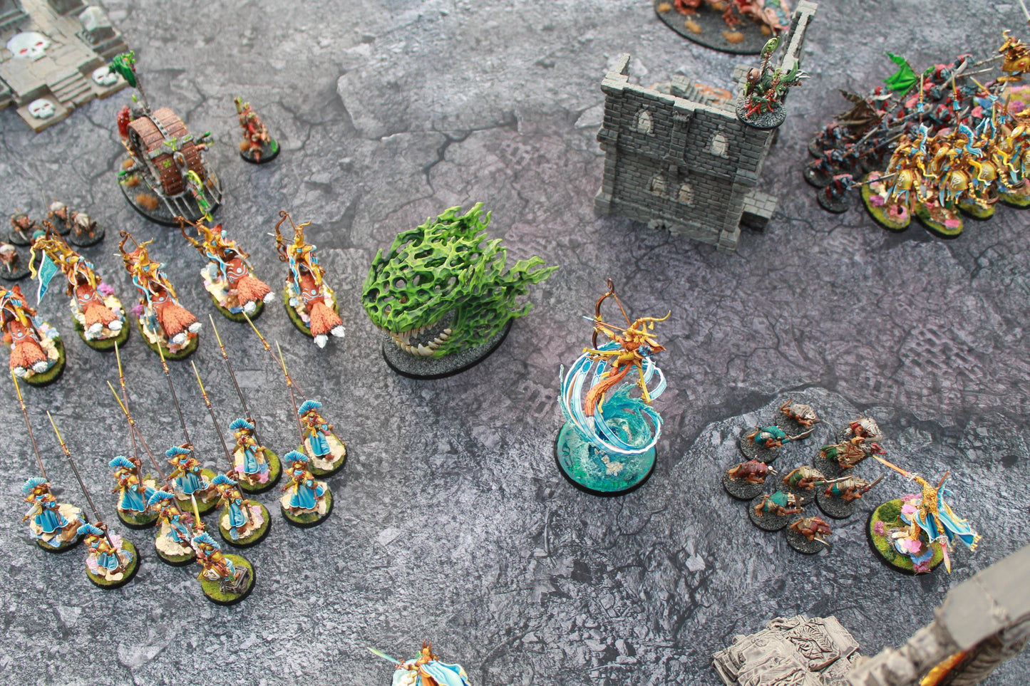 Ashen Wastelands - Neoprene Battle Mat - Warhammer, AoS, 40K, Kill Team, MCP, Shatterpoint, Legion, Deadzone, More - 22x30