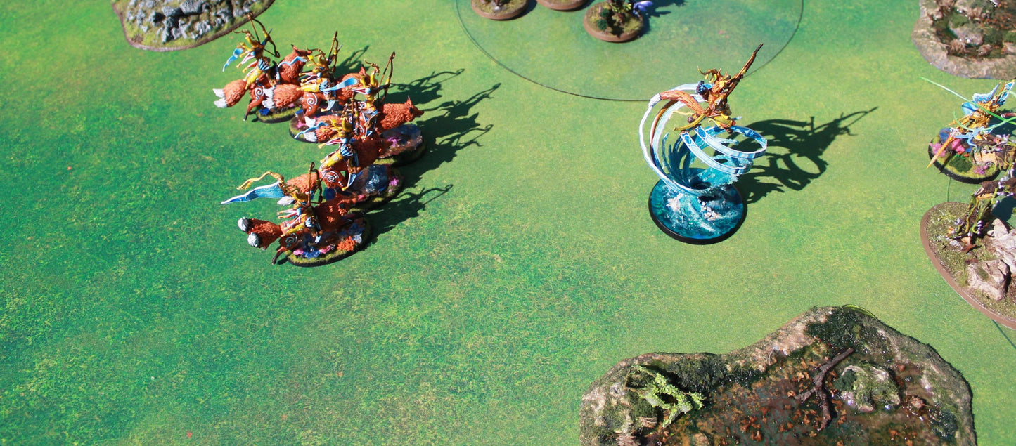 Verdant Fields 2 - Neoprene Battle Mat - Warhammer, AoS, 40K, Kill Team, MCP, Shatterpoint, Legion, More - 44x60