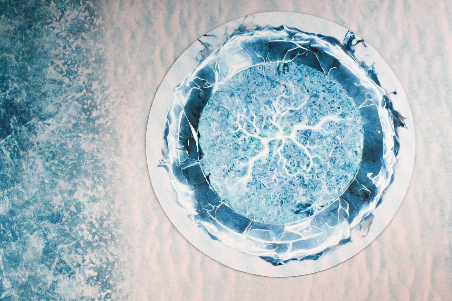 Warhammer 40k and AoS4 Neoprene Objective Markers - Fire and Ice - Set of 6