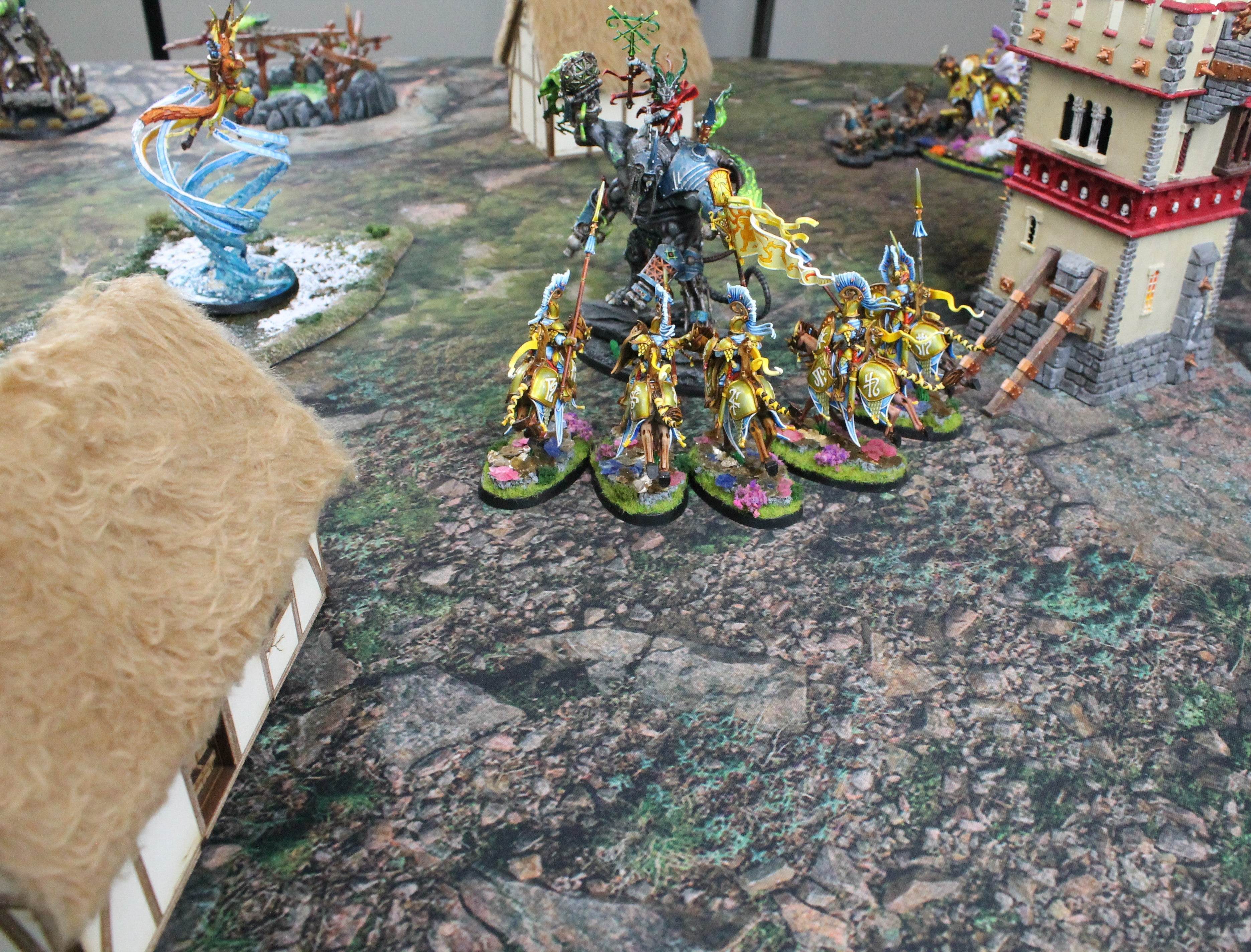 Rocky Highlands - Neoprene Battle Mat - Warhammer, AoS, 40K, Kill Team, MCP, Shatterpoint, Legion, More - 44x60