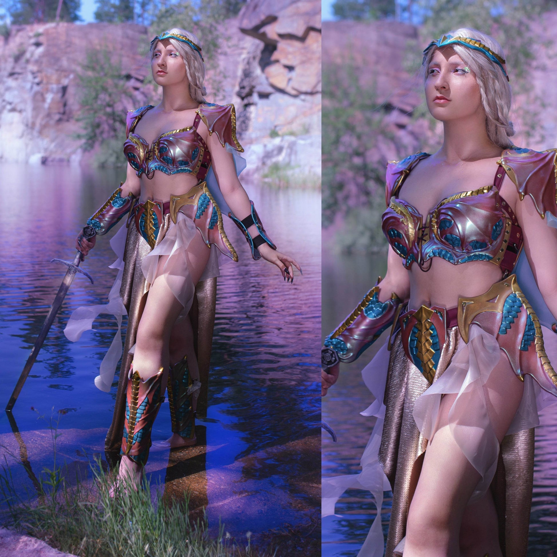 Dragon Armor set 1 - In Stock/Custom Made - S / Painted full set