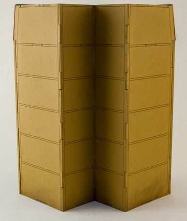 15mm European City Corner Building (Matboard) - 15MCSS125 - 