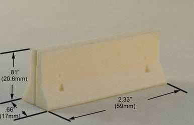 28mm Concrete Barriers, K-Rails (5 Per Kit) - 28MSCE004 - 