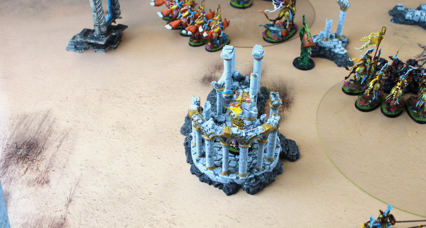 Sandy Dunes - Neoprene Battle Mat - Warhammer, AoS, 40K, Kill Team, MCP, Shatterpoint, Legion, More - 44x60