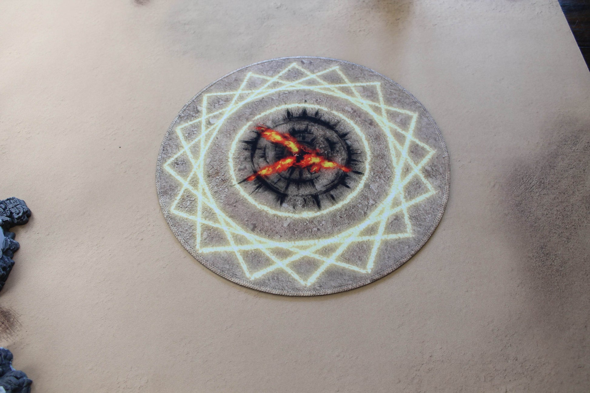 Sandy Dunes - Neoprene Battle Mat - Warhammer, AoS, 40K, Kill Team, MCP, Shatterpoint, Legion, More - 44x60