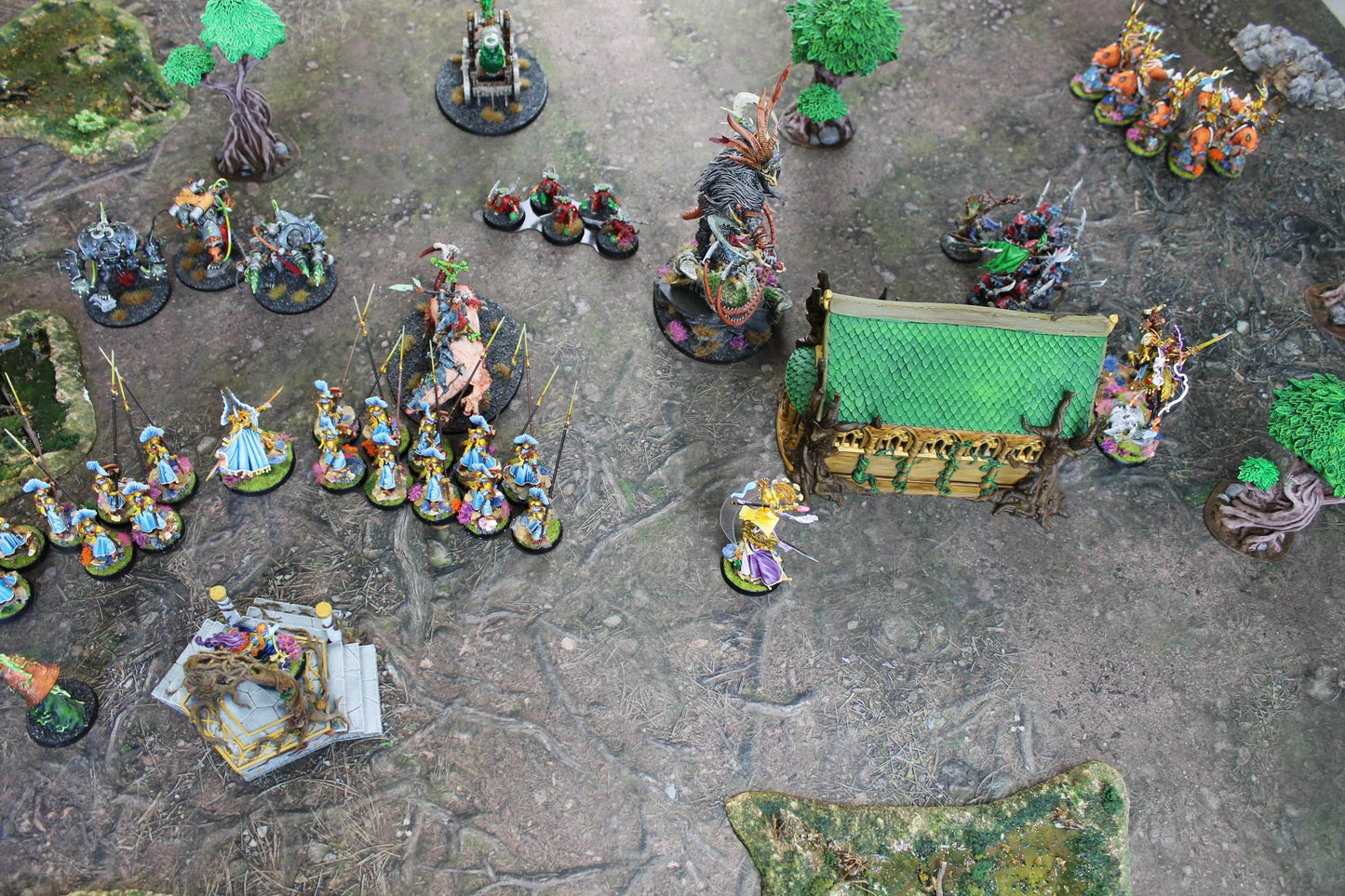 Deep Forest - Neoprene Battle Mat - Warhammer, AoS, 40K, Kill Team, MCP, Shatterpoint, Legion, More - 44x60