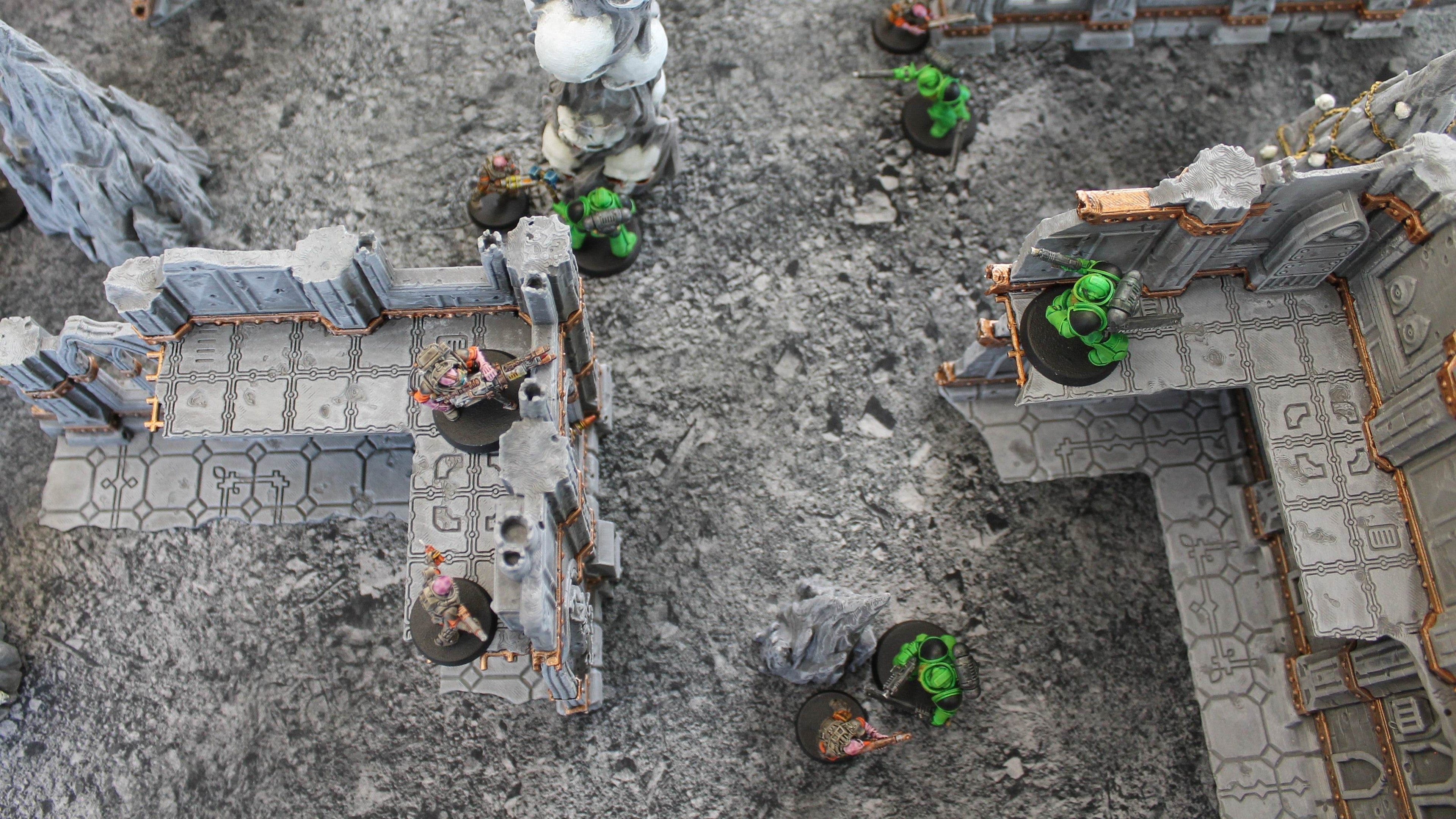 Ashen Wastelands - Neoprene Battle Mat - Warhammer, AoS, 40K, Kill Team, MCP, Shatterpoint, Legion, Deadzone, More - 22x30