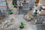 Urban Ruins - Neoprene Battle Mat - Warhammer, AoS, 40K, Kill Team, MCP, Shatterpoint, Legion, Deadzone, More - 22x30