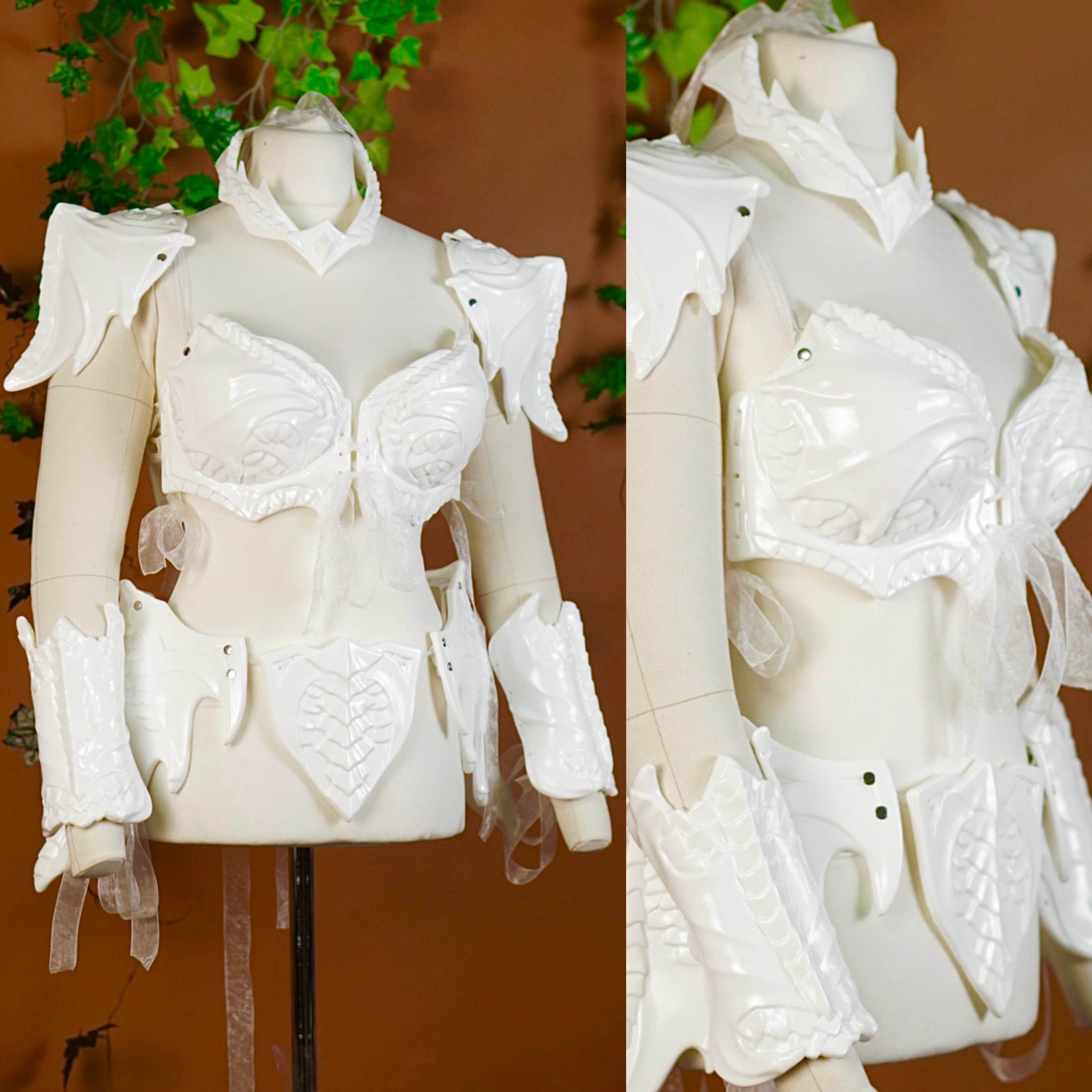 Dragon Armor Pre Made Painting Kit Armor set 1 - In Stock/Custom Made - S / Unpainted full set