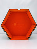 Orange Magnetic Travel Dice Tray