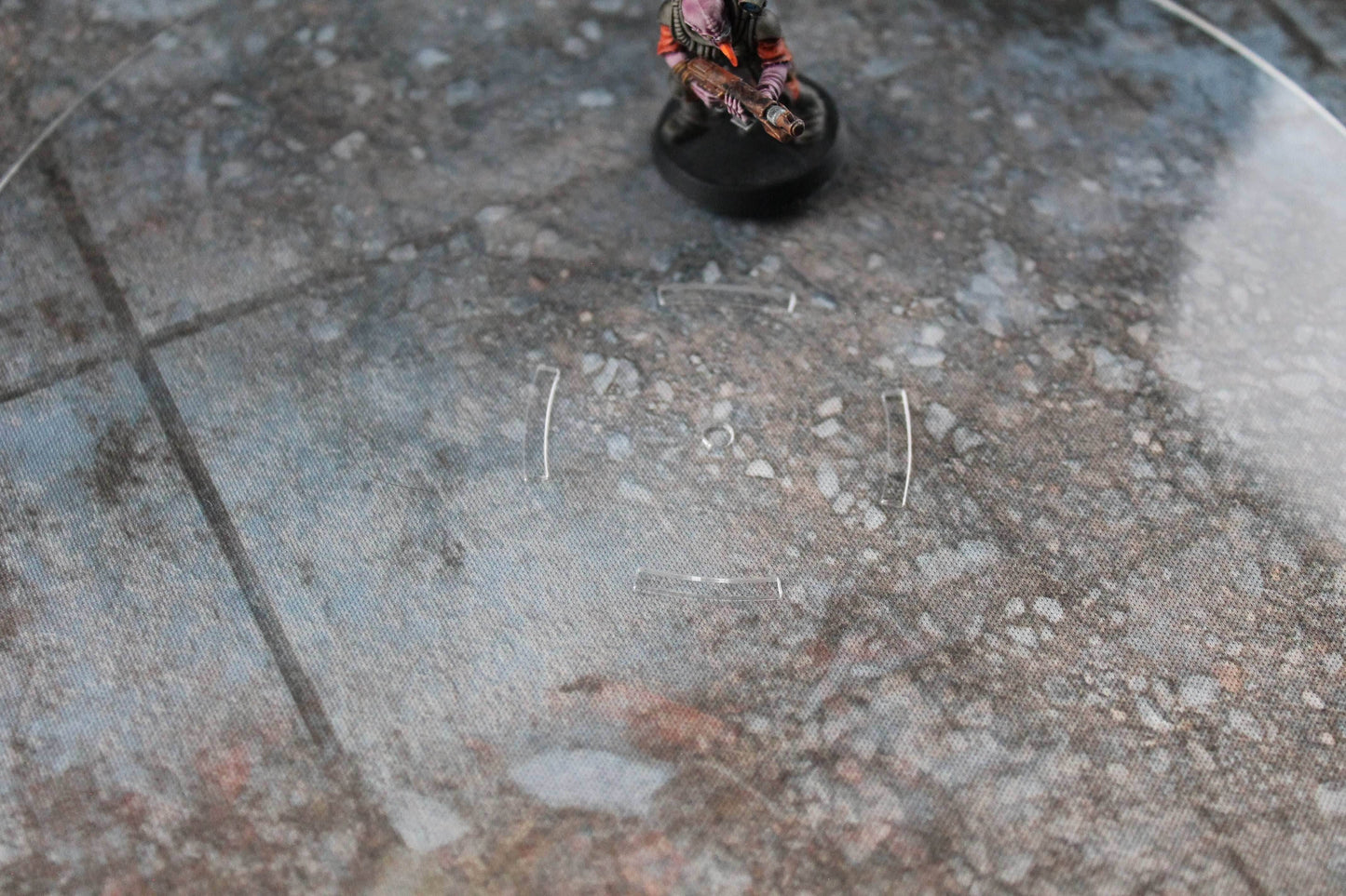 Warhammer 40K, 30k, and AoS 4.0 Acrylic Objective Markers - No Color / Set of 6